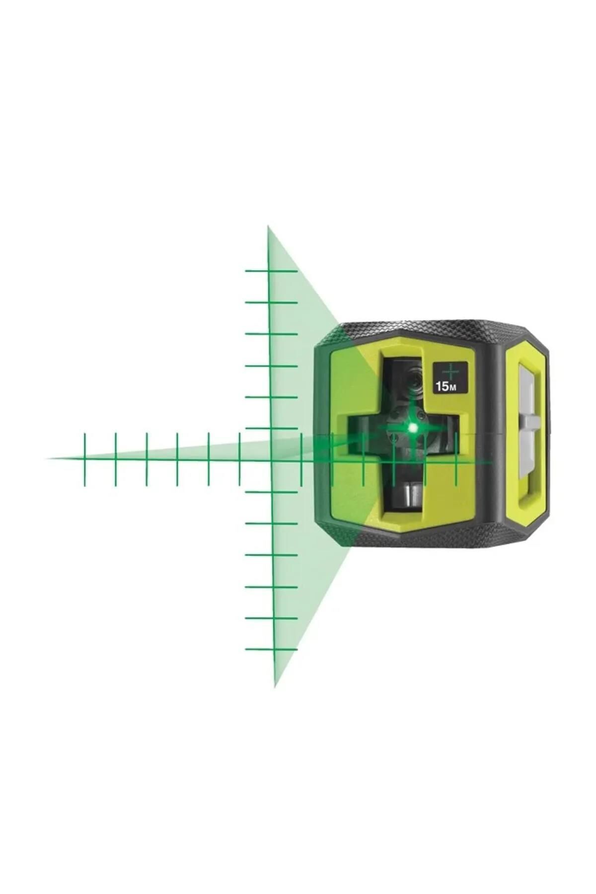 RYOBİ RBCLLG2 15 Metre Yeşil Çarpraz Lazer Metre (5133005497)