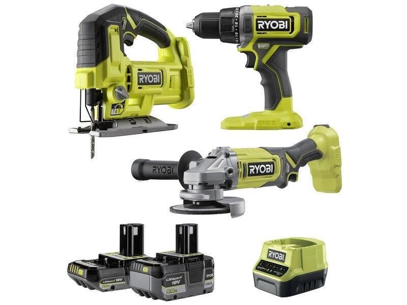 RYOBİ RCK183A-252S Akülü 3 Parça Combo Çok Amaçlı Set (5133005714)