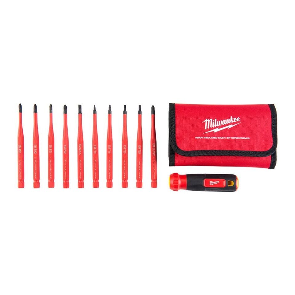 MİLWAUKEE Yalıtımlı Tornavida Seti T10 / T15 / T20 / T25  (4932493658)