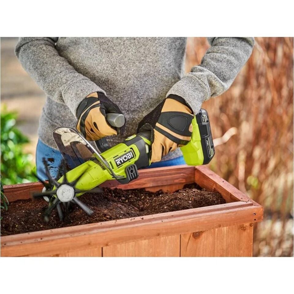 RYOBİ RY18HCA-0 Akülü Mini Çapalama Makinesi 12Cm (Akü Dahil Değildir.) (5133005766)