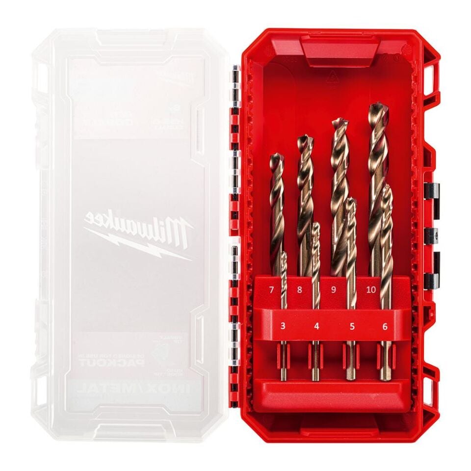 MİLWAUKEE Metal Matkap Ucu Hss-G Cobalt 8 Parçalı Set  (4932499256)