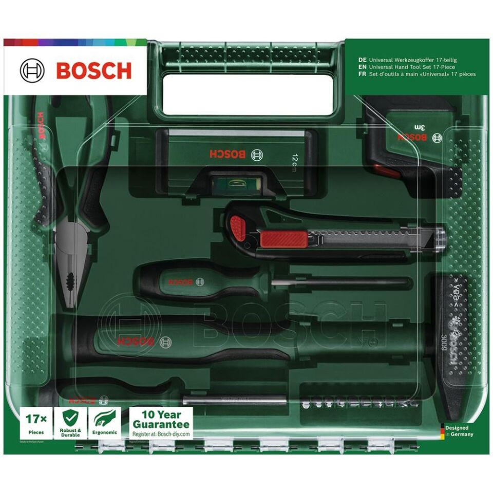 BOSCH UNİVERSAL El Aleti Seti 17 Parça (1 600 A02 BY5)