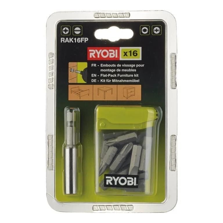 RYOBİ RAK16FP 16 Parça Vidalama Seti (5132002679)