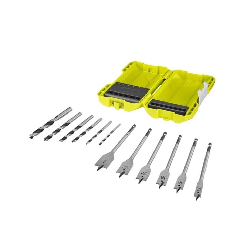 RYOBİ RAK12SWD 12 Parça Ahşap Delme Seti (5132003302)