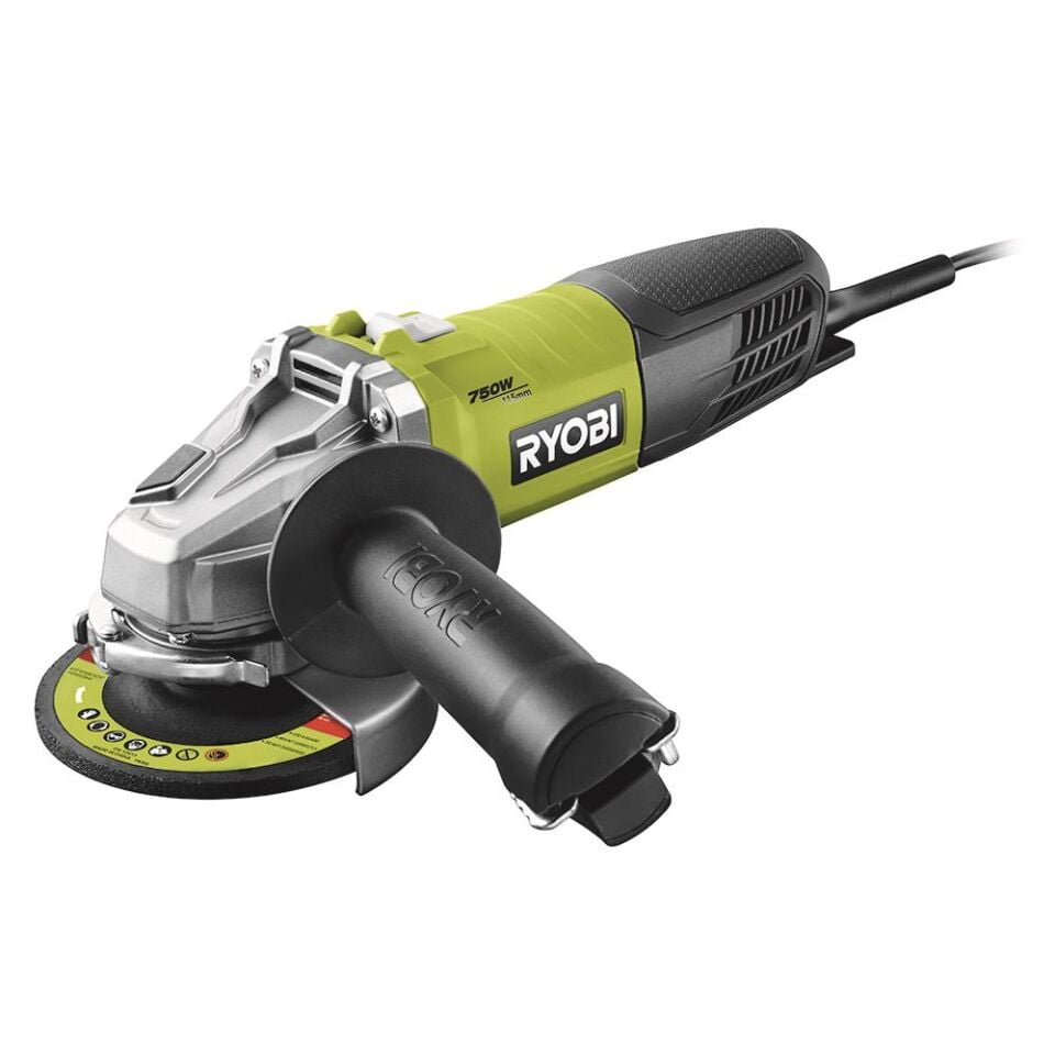 RYOBİ RAG750 Avuç Taşlama Makinesi 115Mm (5133002489)
