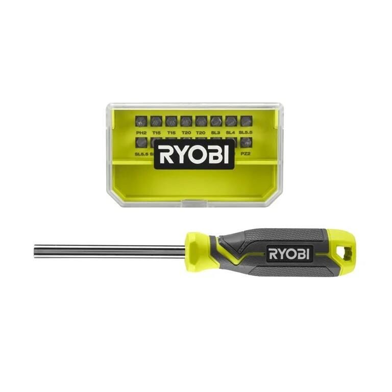 RYOBİ RHSDM1701 Tornavida+Vidalama Seti 17 Parça (5132006050)