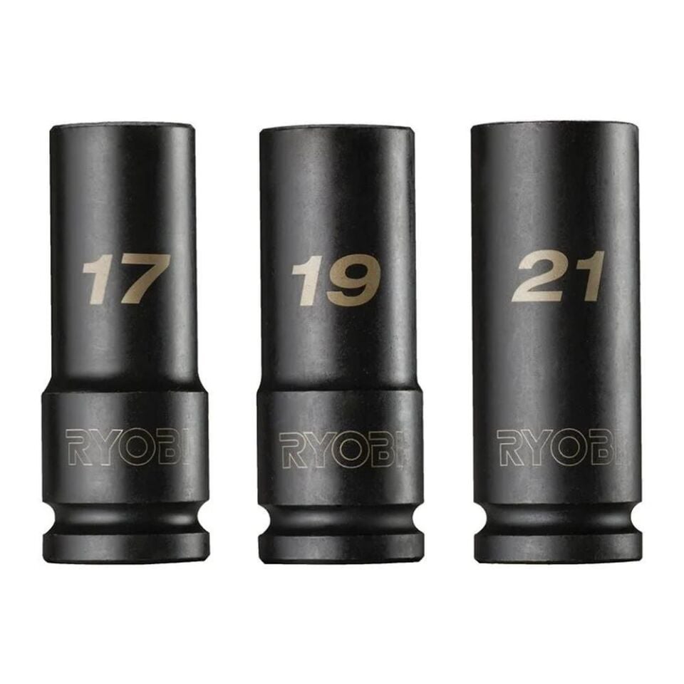 RYOBİ RHDIS3PC Derin Lokma Seti 3 Parça 1/2 (17-19-21) (5132006070)