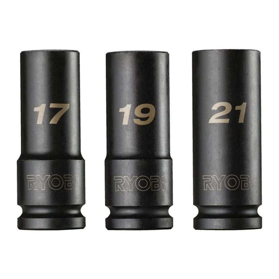 RYOBİ RHDIS3PC Derin Lokma Seti 3 Parça 1/2 (17-19-21) (5132006070)
