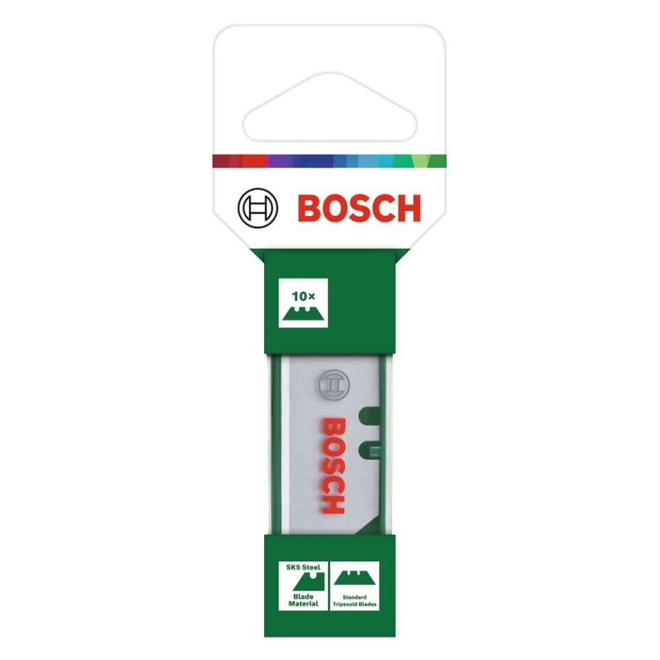 BOSCH Katlanabilir Maket Bıçağı Yedek Bıçak 10 Parça (1 600 A03 2UT)