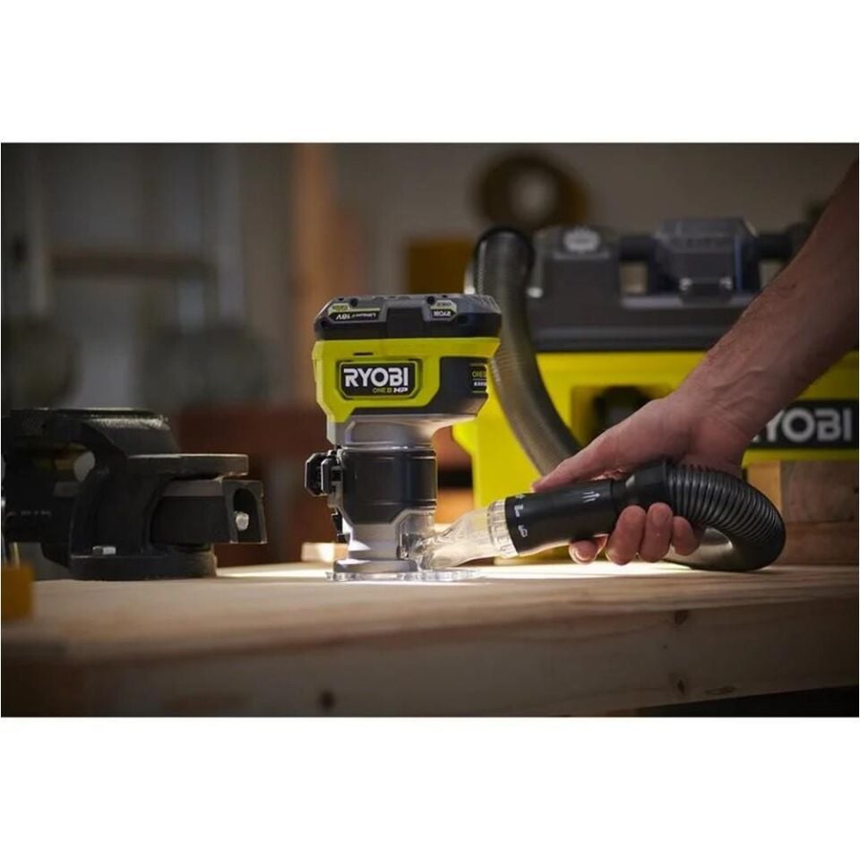 RYOBİ RTR18C-0 18V Kömürsüz Motor El Frezesi (Akü Dahil Değildir.) (5133006257)