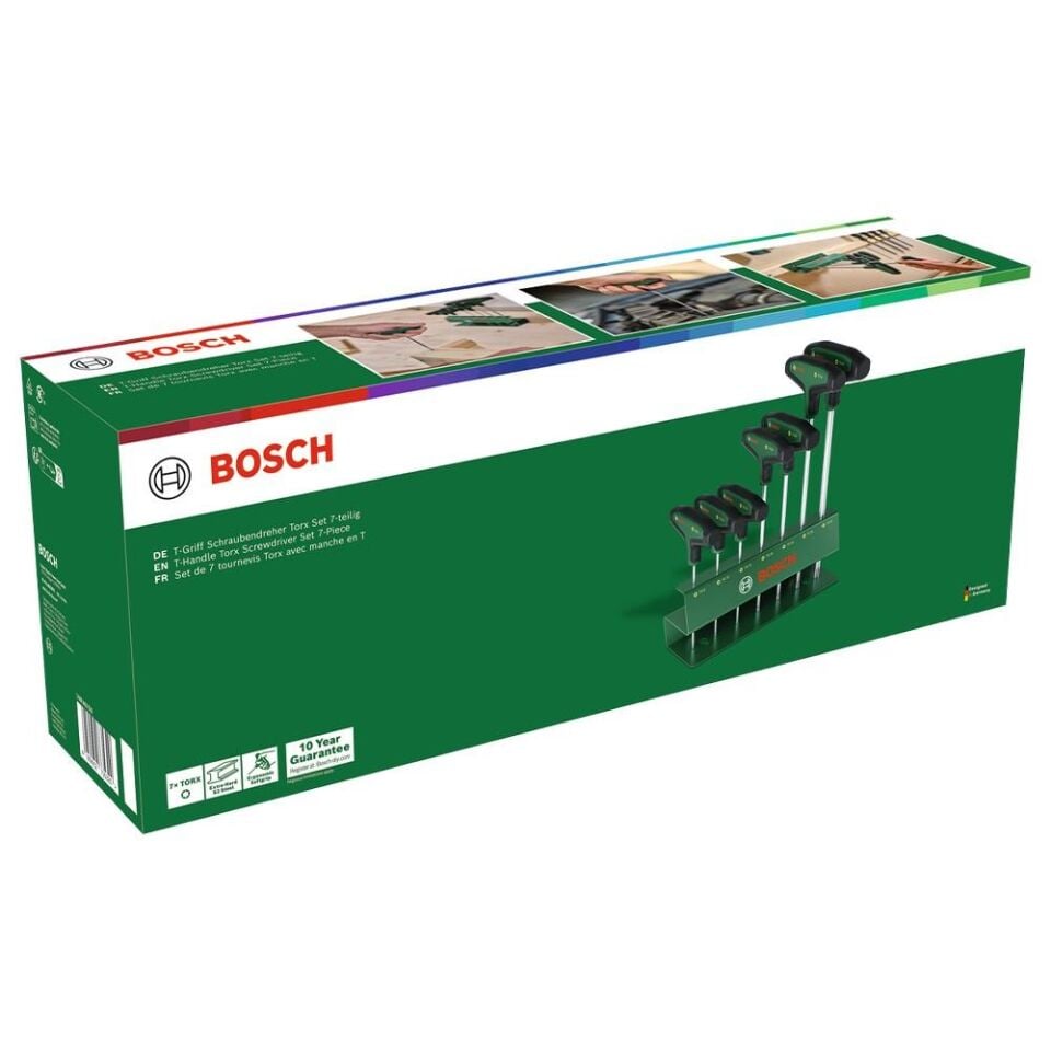 BOSCH T Tipi Torx Tornavida Seti 7 Parça (1 600 A03 9J2)