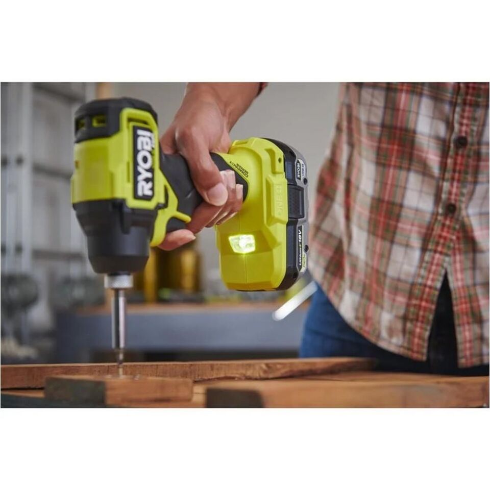 RYOBİ RID18C1-0 18V Akülü Kömürsüz Darbeli Vidalama (5133006526)