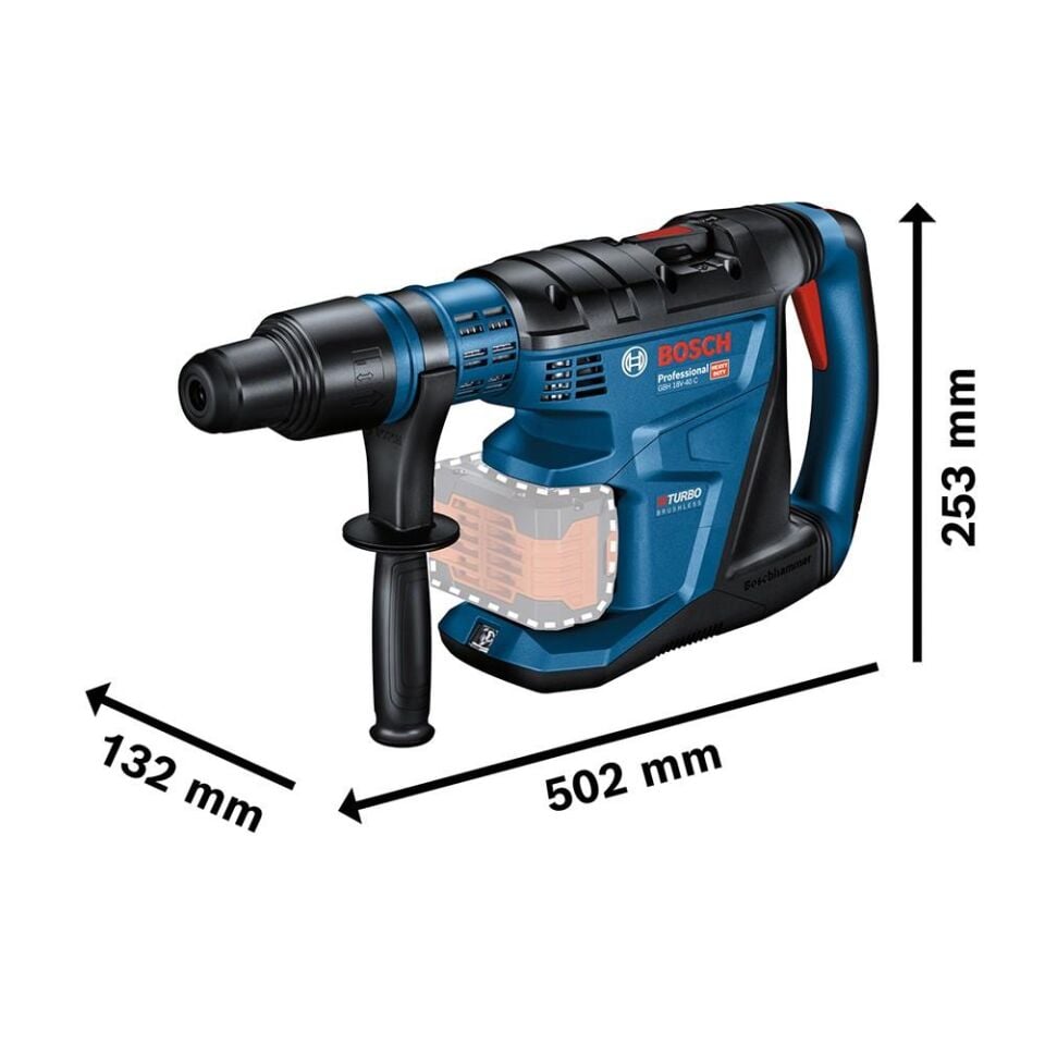BOSCH GBH 18-40 C Akülü Kırıcı Delici (Akü Dahil Değildir.) (0 611 917 120)