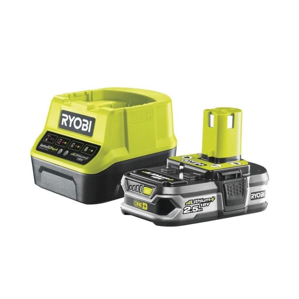 RYOBİ RC18120-125 18V 2.5Ah Akü + Hızlı Şarj Cihazı (RB18L25) (5133003359)