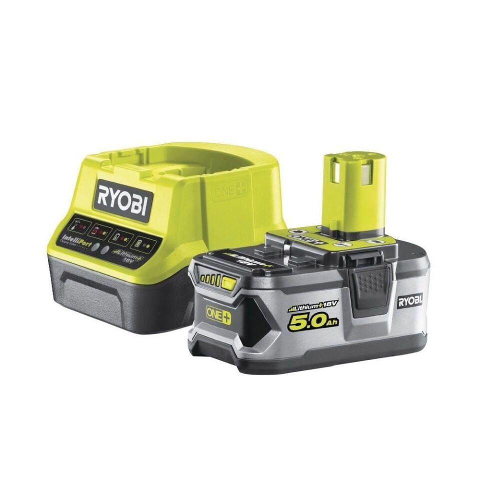 RYOBİ RC18120-150 18V Li-Ion 5.0Ah Akü ve Şarj Cihazı Seti (5133003366)