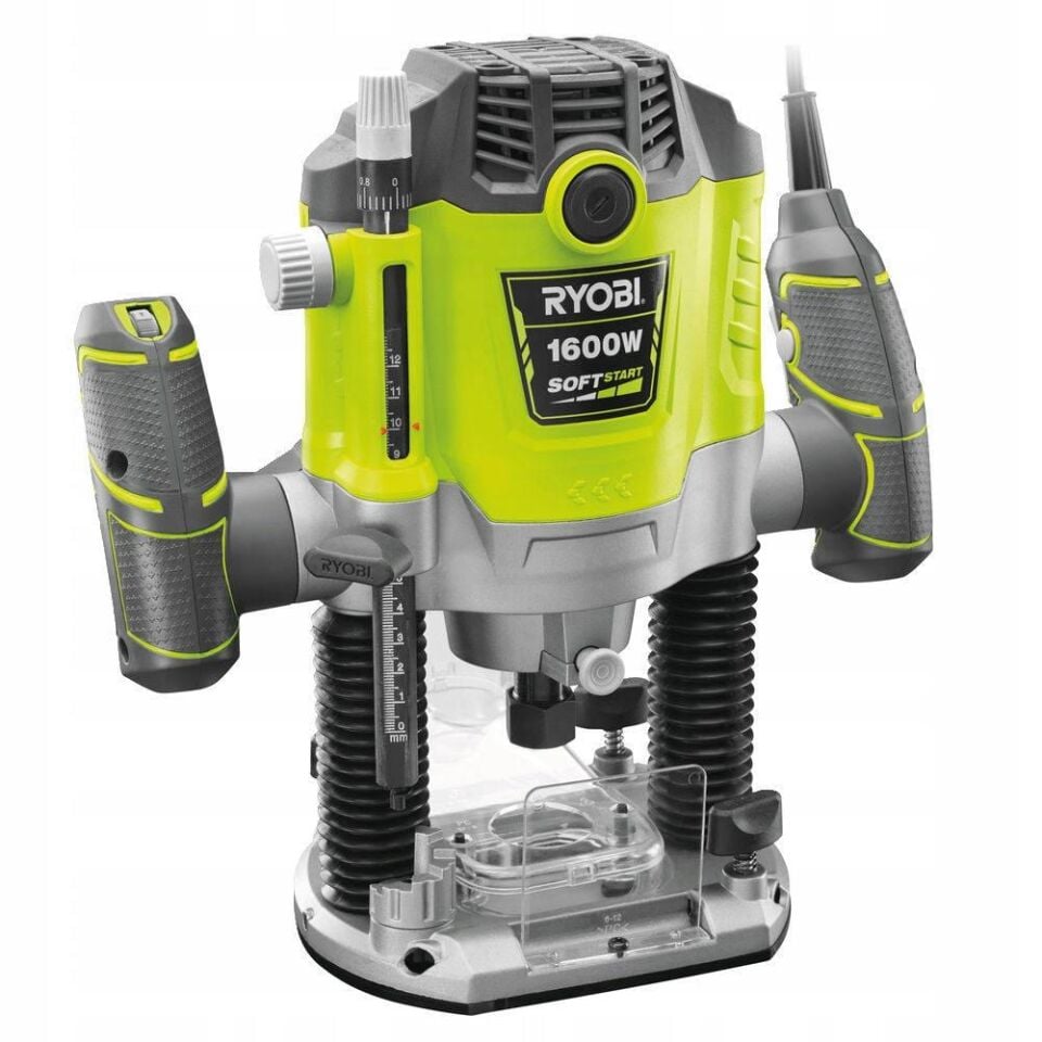 RYOBİ RRT1600P-K Çift Kollu Freze 1600W (5133002606)
