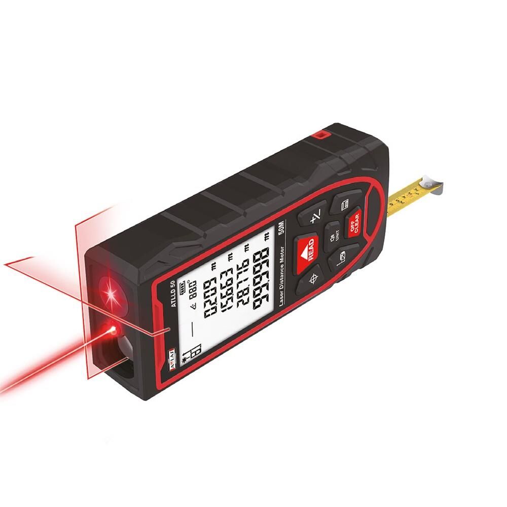 ATTLAS ATLLD50 3 Fonksiyonlu Ölçüm Aleti (Lazer Hizalama+Metre+Şerit Metre) (A0106042)