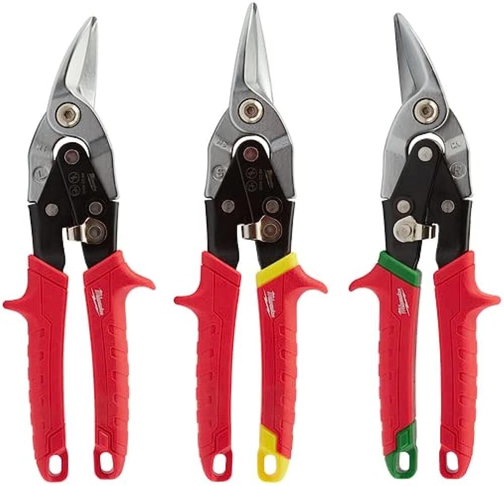 MİLWAUKEE Ağır Hizmet Tipi Kaportacı Makası Seti 3 Parça (T48224533)