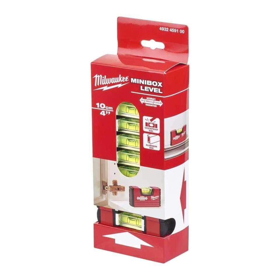 MİLWAUKEE Su Terazisi Minibox 10Cm (T4932459100)